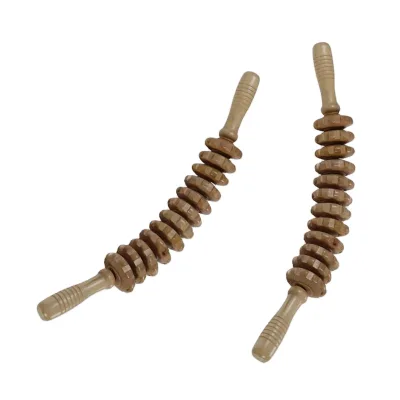 Kit Wood Therapy Massage Tools Muscle Release Stick Massager Roller Kit