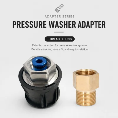 Quick Connect Adapter, Universal High Pressure Fitting with Durable Construction and Stable Connection Design