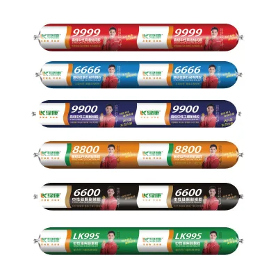 Adhesive Sealant 750g Sausage Cartridge Weatherproof Structural Silicone Sealant Glue High Strength Black/White for Glass Edge