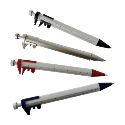 Multifunctional ABS Tool Caliper Ballpoint Pen Custom Logo Instant Shipping Ballpoint Measure Function Personalized Prints