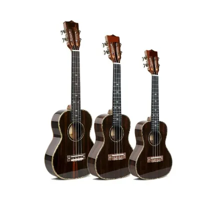 Professional OEM 21-24-26 inch Concert Ukulele-Handmade Matte Finish with Ebony & Nylon Strings Custom Logo High Grade Wholesale