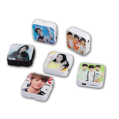 Mini MP3 Player with Card Slot, Cartoon Character Design, Portable Music Player for Kids and Gift Collectors