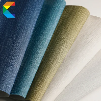 New Currents Colorful Modern Design Vertical Stripe PVC Wallpaper Wear-resistant Moisture-Proof Fireproof for Home Renovations