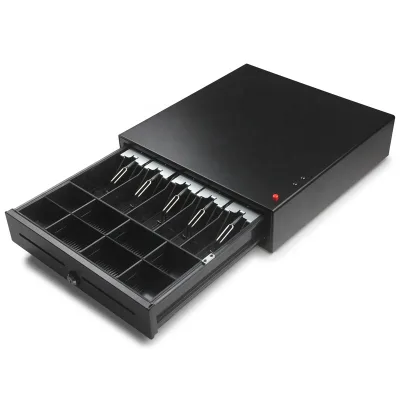 Factory Price Black White Pos System Cash Box Cash Register Drawer With 3-Position Key Lock