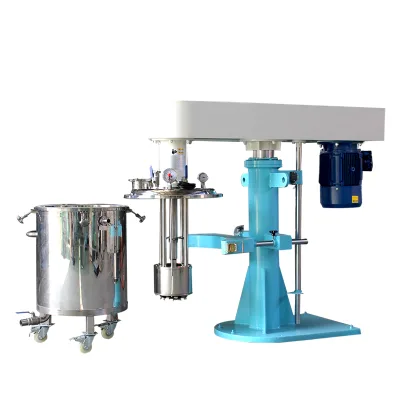 High quality closed type basket grinding dispersion mill with cover