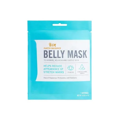 Private Label Belly Mask for Pregnancy Skin Care & Stretch Marks Sheet Masks