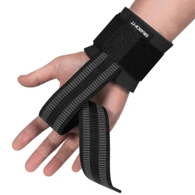 Anti Slip Power Weightlifting Strap Gym Wrist Straps for Bodybuilding