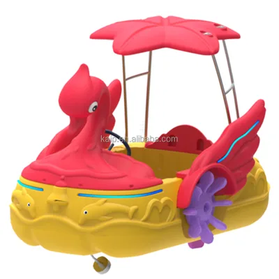 Swimming Pool Fwu Long Dragon Paddle Boats for Lake 4 Person Electric Kids Hand Paddle Motor Boats for Sale Foot Paddle Boats