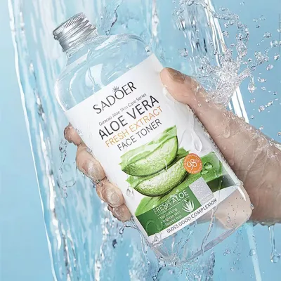 Private Label Pure Natural Skin Care Oil Control Face Toner 100% Organic Hydrating Moisturizing Aloe Vera Facial Toner
