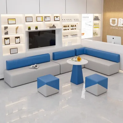 Modern Creative Leisure Office Sofa Set for Training Institutions Parents' Rest Area Shopping Malls Hospitals & Hotels