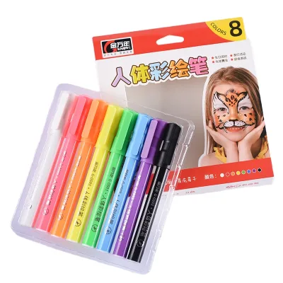 Special using Vivid Colored G-0593 Washable Human Body Marker Painting Permanent Marker Pen