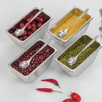 Sustainable Stainless Steel Seasoning Polished Fish Dish Tray Food Hot Pot Condiment Dumpling Snack Soy Sauce Dish Spice Tray