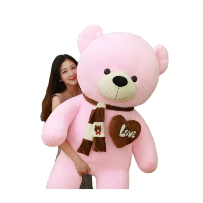 OEM ODM CE Custom Soft Fur Super-Sized Teddy Bear Valentine's Day Stuffed Animal Toy Customizable Plush Toys