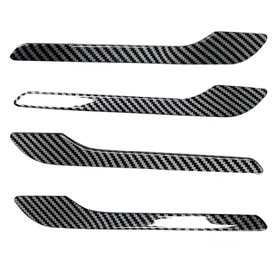 For Model 3 2017 2018 2019 2020 2021 2022 2023 Door Handle Cover Trims Carbon Fiber Pattern