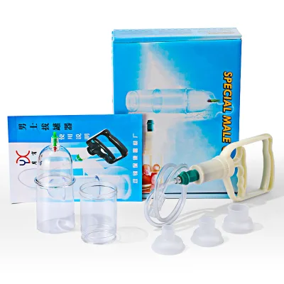 Make Man's  Vacuum Enlarger Vaccum Pump Bigger Cup Growth Health Enlargement + 3 Sleeves Cupping Hijama Cupping Wet Cupping