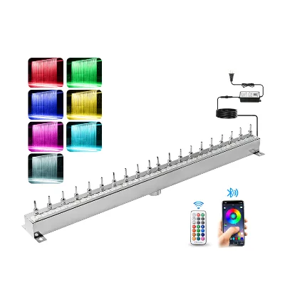 High Quality Decorative Indoor Water Rain Curtain Metal Fuentes Interiores Swimming Pool Water Rain Curtain Waterfall
