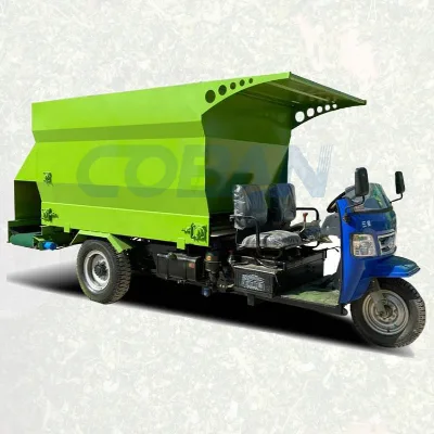 4 Cubic Per Batch Precision Mobile Big Volume TMR Feeder Mixer Mash Silage Feed Mixing Wagon for Sheep Cow Horse