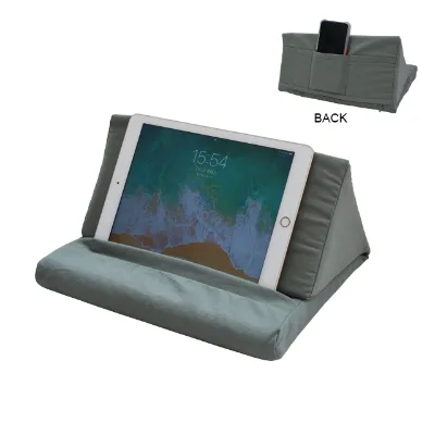 Foldable and Portable Lap Pad Soft Foam Reading Book Cushion with Tablet Stand Book Phone Holder Multi-Angle Mobile Lapdesk