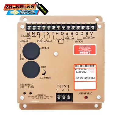 ZHONGLING Moto Governor ESD5221 Iron Fuel Pump Speed Controller CE Certified Diesel Engine Electric Generator Part LED