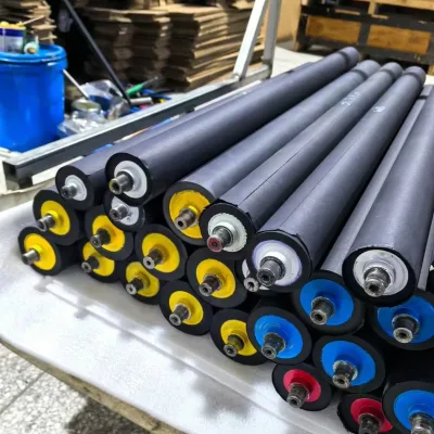 Manufacture High Quality Rubber Roller of the Rotary Press Paper Pressing Roller for Film Lamination