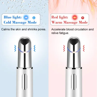 Heat Compress to Enhance Product Absorption Remove Swelling Rechargeable Electric Ems Beauty Ems Eye Massager Pen Wand