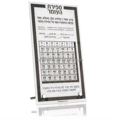 Lucite Acrylic Judaica Bencher Holder Set Al HaMichya Hebrew Blessing Cards XFL Factory Wholesale Custom