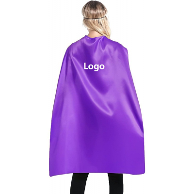 Superhero Cape for Adult Solid Colour Custom Printed Capes Adult 70*110cm Adult Princess Capes