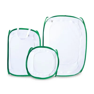 Manufacturer Direct Sales Collapsible Pop up Butterfly Habitat Reptile Mesh Insect Cage