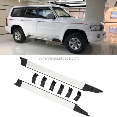 Hot Sale Pickup Pedal Side Step Wholesale Pickup Running Board Side Step for Patrol Y61 2 Doors 4 Doors