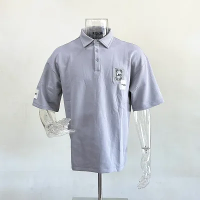 High Quality Casual 100% Cotton Men's Shirt Embroidered logo Men's Polo Shirt