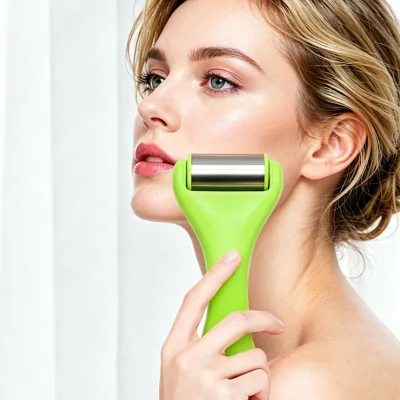 2026 New Stainless Steel Ice Roller for Face Cold Therapy Facial Massage Calm Skin Migraine Fatigue Relief After-Sun