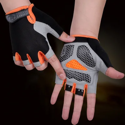 Men's Women's Half-Finger Sports Gloves for Outdoor Cycling Fitness Mountaineering Anti-Slip Fingerless Racing Gloves