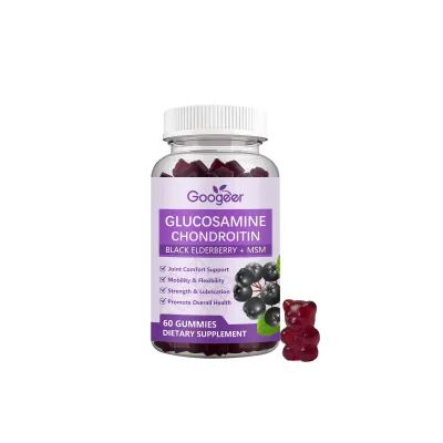 Glucosamine Chondroitin Gummies Body Care Support Bone Cartilage Health Improve Joint Flexibility Strength for Men Women