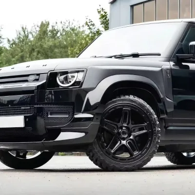 JJSEES Forged Aluminum Alloy Wheel 17 18 19 20 22Inch 5X120 Off-Road Rims Black Wheel for Land Rover Defender G06 Alloy Wheels