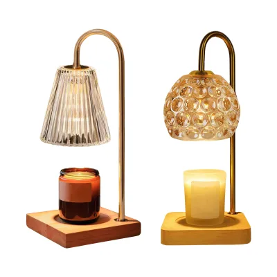 Retro Lantern Wax Candle Melting Warmer Light Glass Aromatherapy Burner Fragrance Candle Warmer Lamp Heater Bedroom