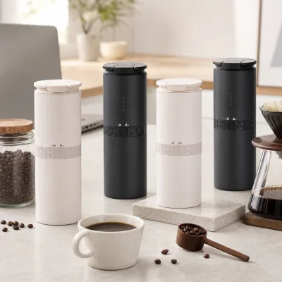 Home Automatic Coffee Maker Supports Beans & Powder, Easy Fresh Coffee at Home