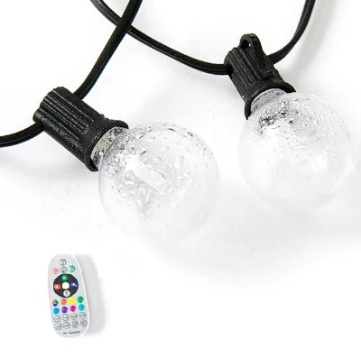 Style Globe G40 LED 25 BULBS 48 Foot Globe Patio Vintage Bulbs G40 Led String Light Decorative Garland Wedding Lights