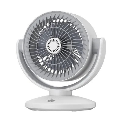 AINI Compact Stylish Table Mounted Portable Desktop Fan Efficient Home Office Cooling with Battery Power Easy Move Space-Saving