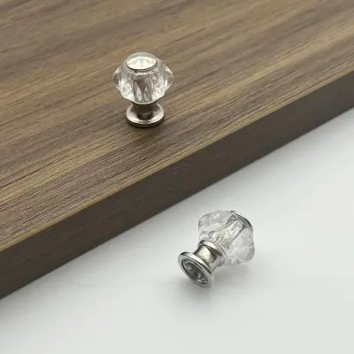 Best-selling Acrylic Kitchen Cabinet Doorknob High-quality Luxury Modern Drawer Pull