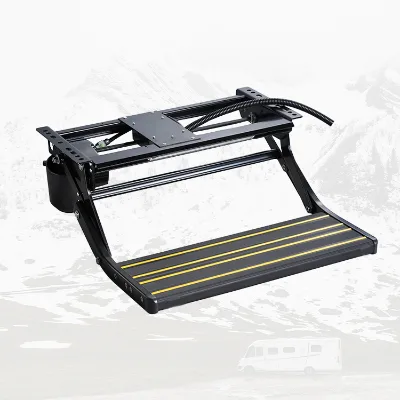 Best Selling RV Folding Step Single Trailer Step High Strength Aluminum Alloy Camping Step for Caravan of China