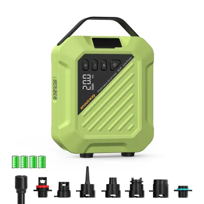 Rechargeable Intelligent Dual Stage Inflation Deflation Auto-Off Air Pump for Stand up Paddle Boards Surfing Kite Tent Mattress