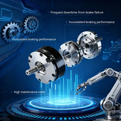 24V DC Power Loss Electromagnetic Brake Industrial Power off Brake Series Micro Electromagnetic Clutch for Lathe