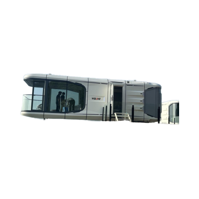 Luxury Steel Wooden Container Chinese Style Tea Room Prefab Steel Structure 4 Bedroom Prefabricated House Apartment Outdoor