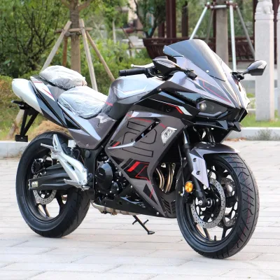 Used Kawasaki H2 Racing Motorcycle 250CC Double Cylinder Water Cooled Heavy Locomotive Similar Yamaha R3 Made in China