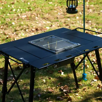 Outdoor Picnic Tableware Package Camping Light Luxury Western Barbecue Knife Fork and Spon Table Cloth Tableware 4 Sets Assembly
