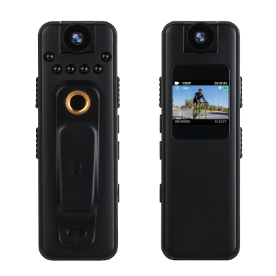 4k HD Video Recording Sports Camera 180 ° Rotating Lens Recorder 64GB Mini Body Camera Night Vision Audio Video Recorder