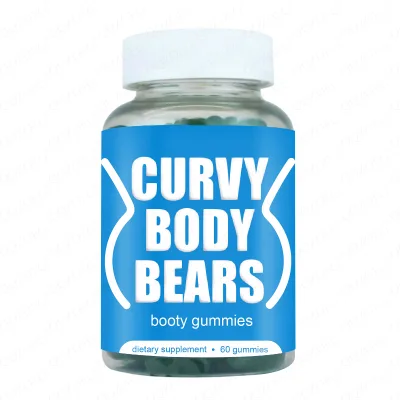 Hot Selling Herbal Extract Blend Women's Gummies Fitness Supplemen Booty Gummies Peach Support Gummies for Women