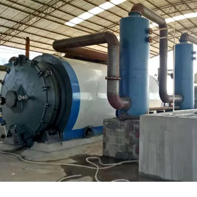 SKLY-12T/D Waste Rubber Plastic Pyrolysis Oil Refining Plant