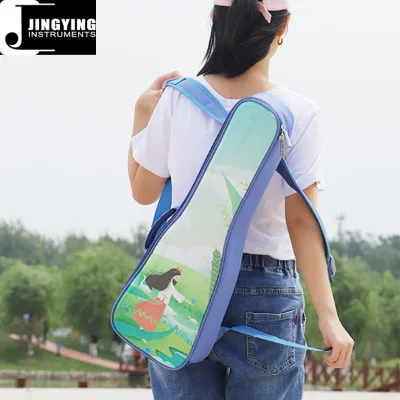 2022 Jingying Music Guitar Accessories,Wholesale High-grade Spray Painted Cartoon 23 Inch Ukulele Bags