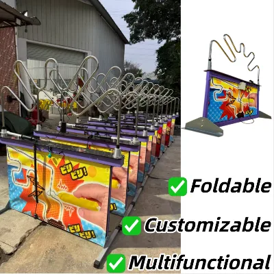 Hot Selling Wholesale Price High Quality Carnival Games Steady Hand Challenge Maze Toys with air case for Party Rental